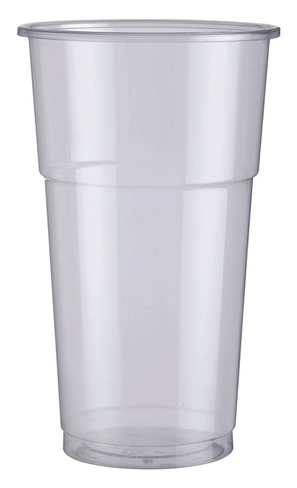Clear Recyclable Plastic PET Cup 500ml - rPET