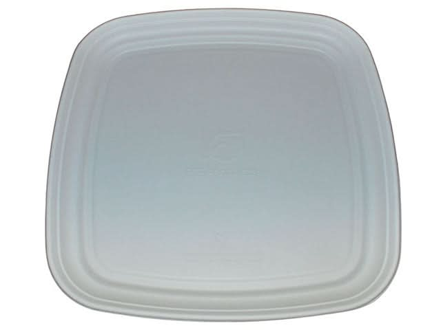 White Compostable Bagasse Platters Box x 100 - Reed Pulp - 410mm