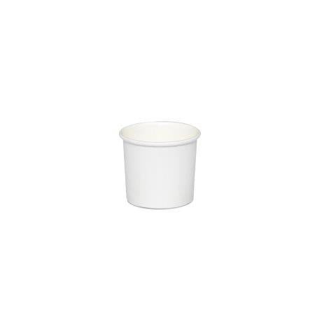 White Recyclable Paper Shot Cup 30ml