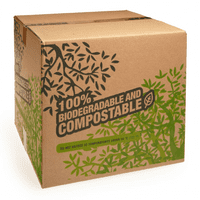 Clear Compostable Plastic Pint Glass 570ml - PLA CE Stamped To Rim